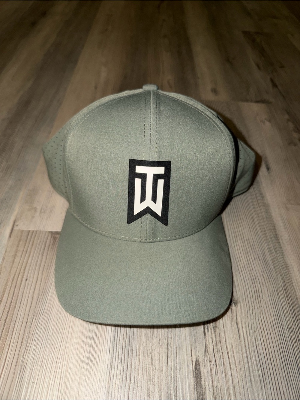 Men’s Tiger Woods Nike Sage Green TW Logo Athletic Cap Hat